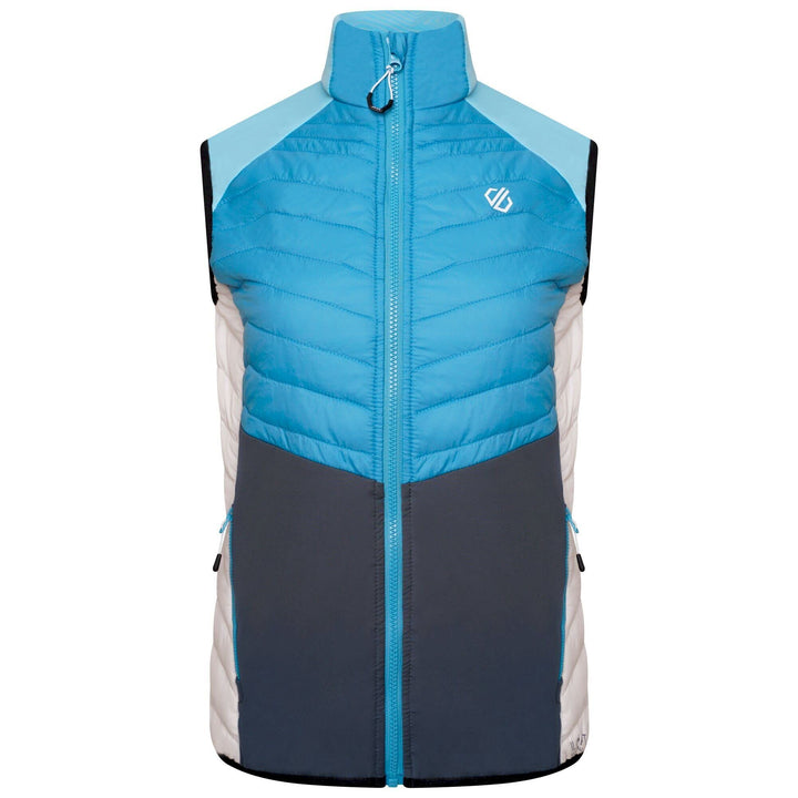 Dare 2b Damen Surmount Ii Vest Jacke 34 Capri Blue / Crystal Seas / Orion Grey