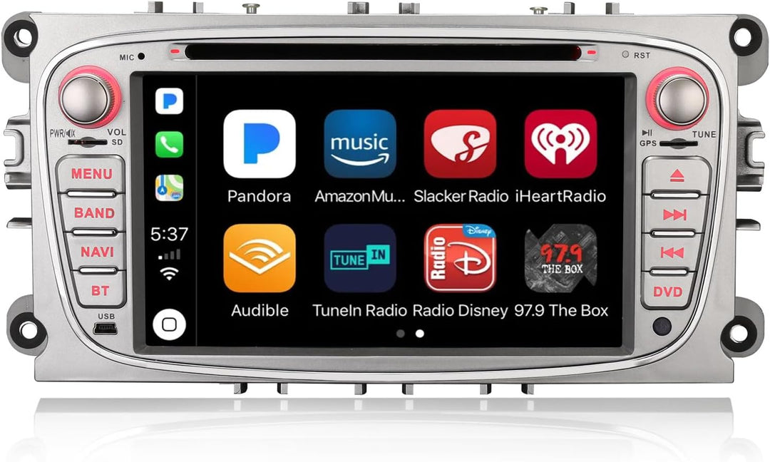 Acht-Kern 4GB+ 64GB Android 14 Autoradio Für Ford Focus Mondeo C/S-Max Galaxy mit GPS Navigator Unte