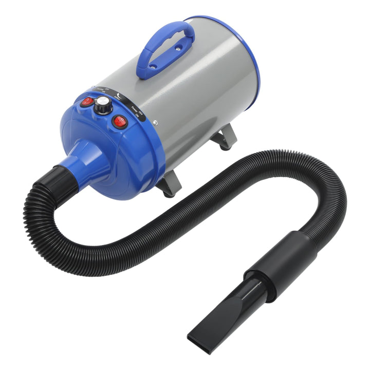 Hundefön Blower mit 4 Düsen - 2200W Profi Blower Hund, Leiser Hundepflege Trockner Gebläse für Hunde