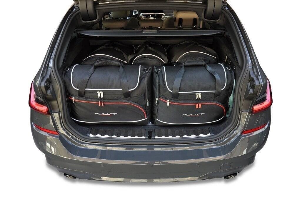 KJUST Dedizierte Kofferraumtaschen 5 STK kompatibel mit BMW 3 Touring G21 2019+