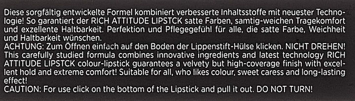 HORST KIRCHBERGER Rich Attitude Lipstick 42, 29 g 42 - velvet cherry, 42 - velvet cherry