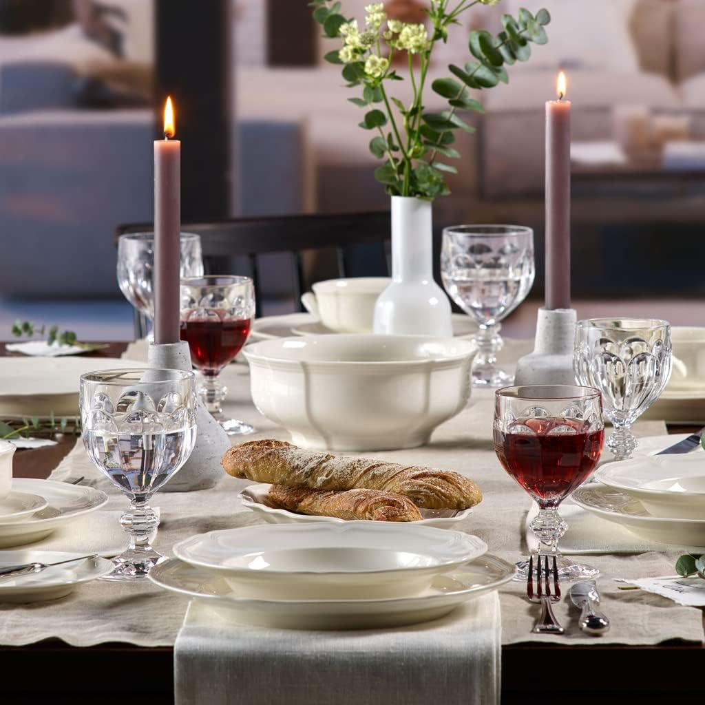 Villeroy und Boch Manoir Suppenteller, Premium Porzellan, 23 cm
