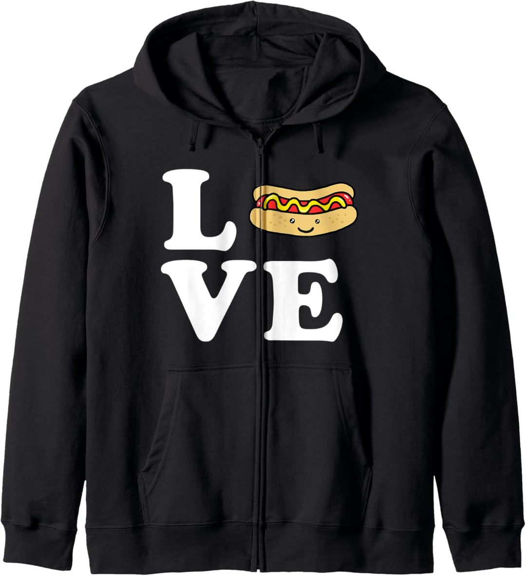 Love Hotdogs - Funny Hotdog Lover Kapuzenjacke