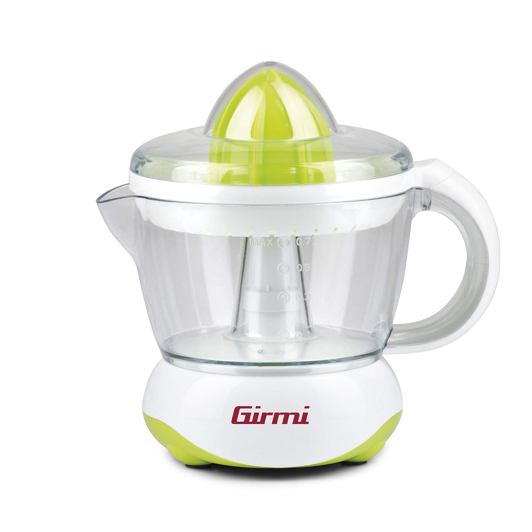 Girmi SR0203 Elektrische Zitruspresse, Kunststoff, Weiss/Grün Weiss / Grün, Weiss / Grün