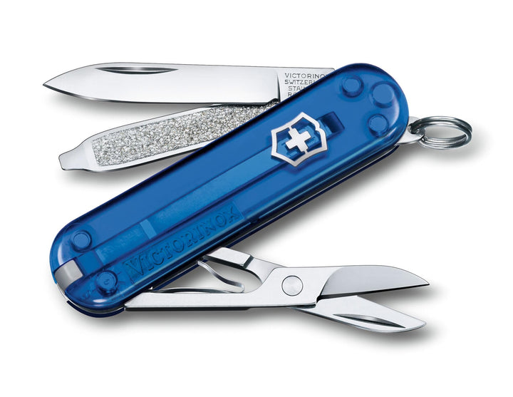 Victorinox Schweizer Taschenmesser, Klein, Classic SD, Multitool, Swiss Army Knife, Geschenk, 7 Funk
