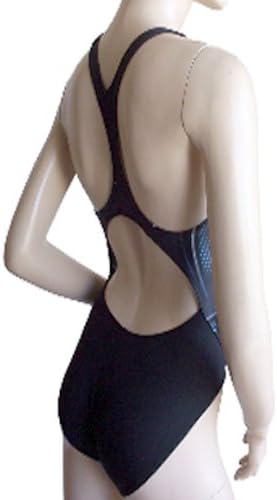 Solar Schwimmanzug, Ringerrücken Dry Weave schwarz/türkis, Gr. 36, B-Cup