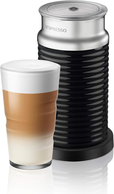 NESPRESSO Aeroccino3 Milchaufschäumer, Elektrischer Milchaufschäumer für 120 ml cremigen Milchschaum