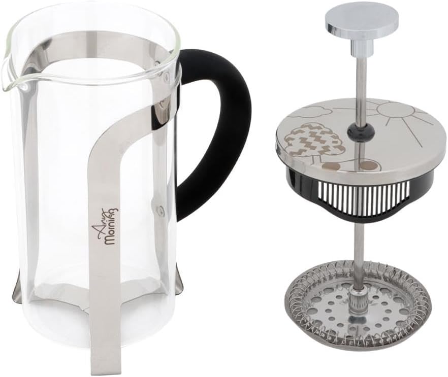 Any Morning FY450 French Press für Kaffee und Kräutertee 600 ml, 600 ML