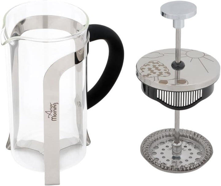 Any Morning FY450 French Press für Kaffee und Kräutertee 600 ml, 600 ML