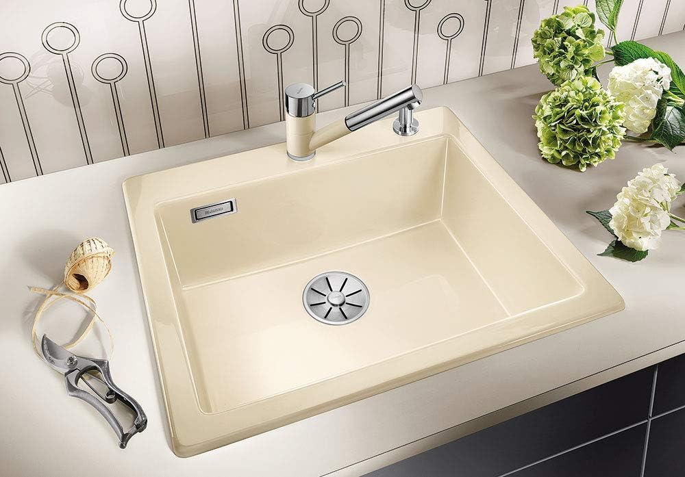 BLANCO PALONA 6 | Keramik magnolia glänzend | Einbauart: Einbau von Oben | für 60 cm breite Untersch