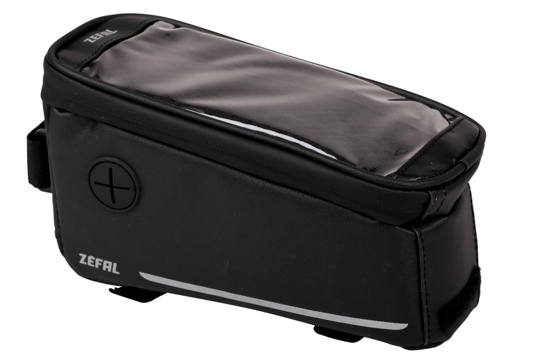 Zéfal Unisex – Erwachsene Oberrohrtasche Console Pack T2 schwarz, 205x95x110mm, 1,2 ltr. (1 Stück),
