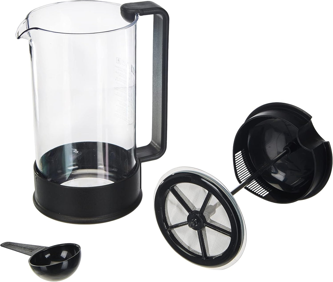 Bodum 1548-01SA-10 Brazil Kaffeebereiter 8 Tassen 1 L Kunststoff, Schwarz
