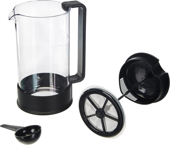 Bodum 1548-01SA-10 Brazil Kaffeebereiter 8 Tassen 1 L Kunststoff, Schwarz