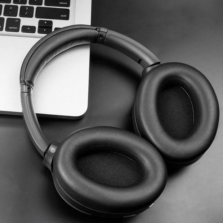 SOULWIT Lammfell Ersatzpolster Ersatz Ohrpolster für Sony WH-1000XM3 (WH1000XM3) Over-Ear Kopfhörer,