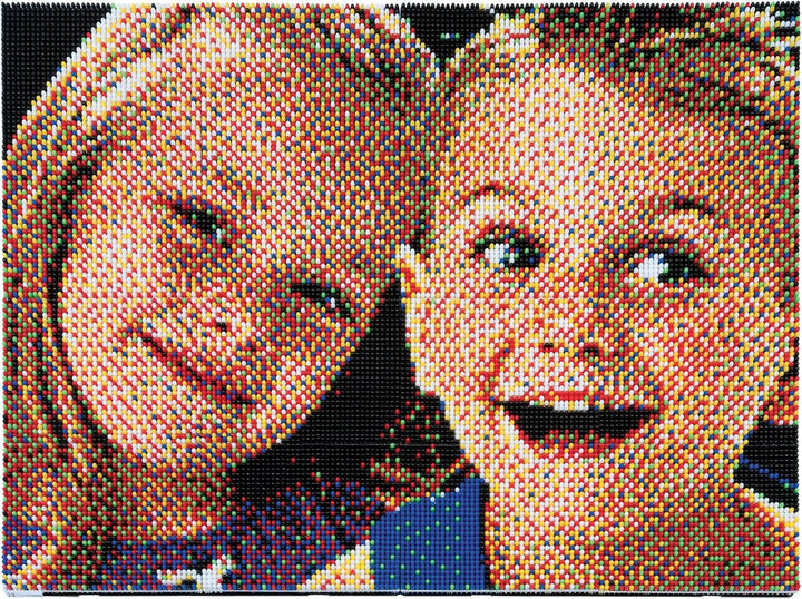 Quercetti 00842 Pixel Photo-16 tab, Steckspiel, Multi
