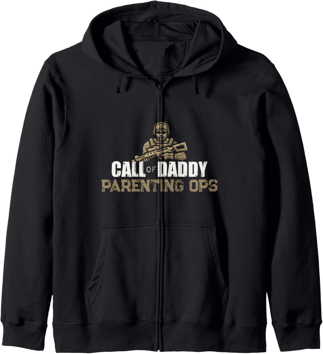 Call of Daddy Parenting Ops Gamer Dads Funny Fathers Day Kapuzenjacke