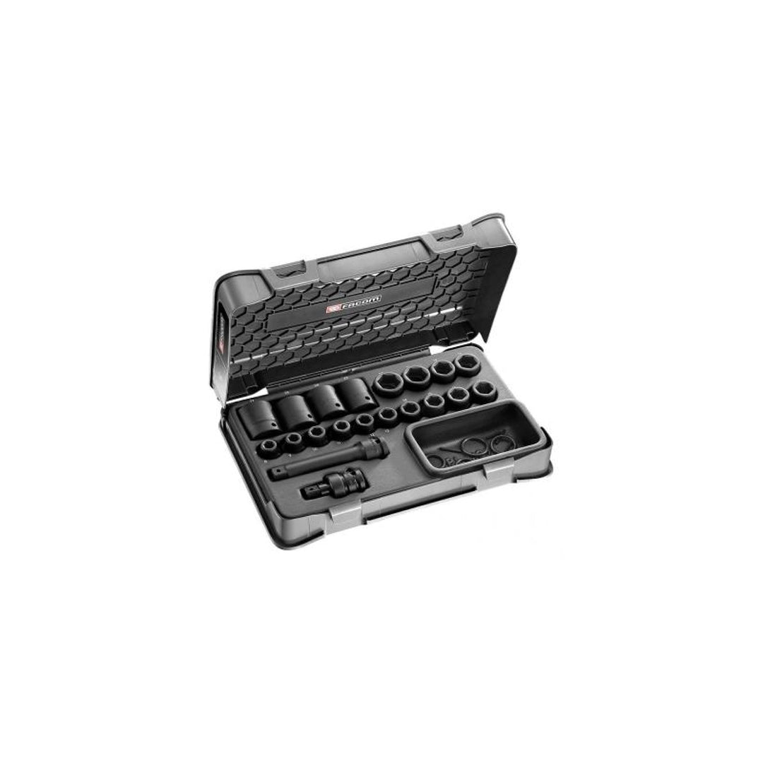 Facom Maschinenschrauber-Steckschluessel-Einsatz 6kt. Set 8-27mm NS.500B