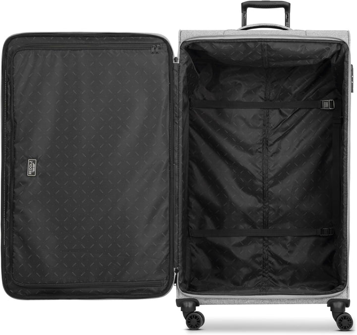 REDOLZ grosser Weichschalen Koffer für Damen & Herren | Leichter Trolley 77 cm mit 4 Doppelrollen &