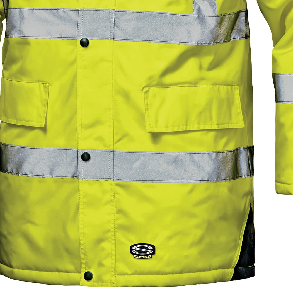 Sir Safety System MC4113E1M "Motorway" Warnschutz-Jacke, Warnschutz-gelb, Grösse M, M