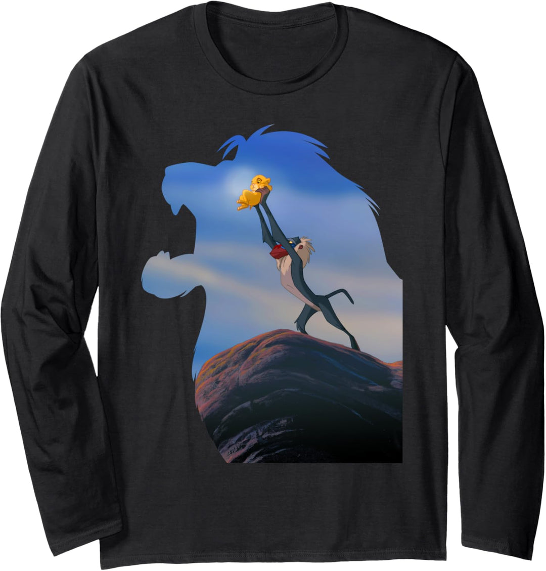 Disney Lion King Rafiki Holding Baby Simba Langarmshirt