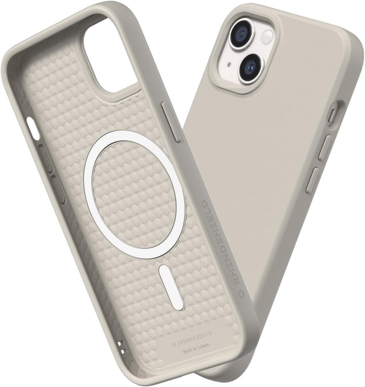 RhinoShield Case kompatibel mit [iPhone 13 Mini] | SolidSuit - MagSafe-kompatibel -Stossdämpfende &