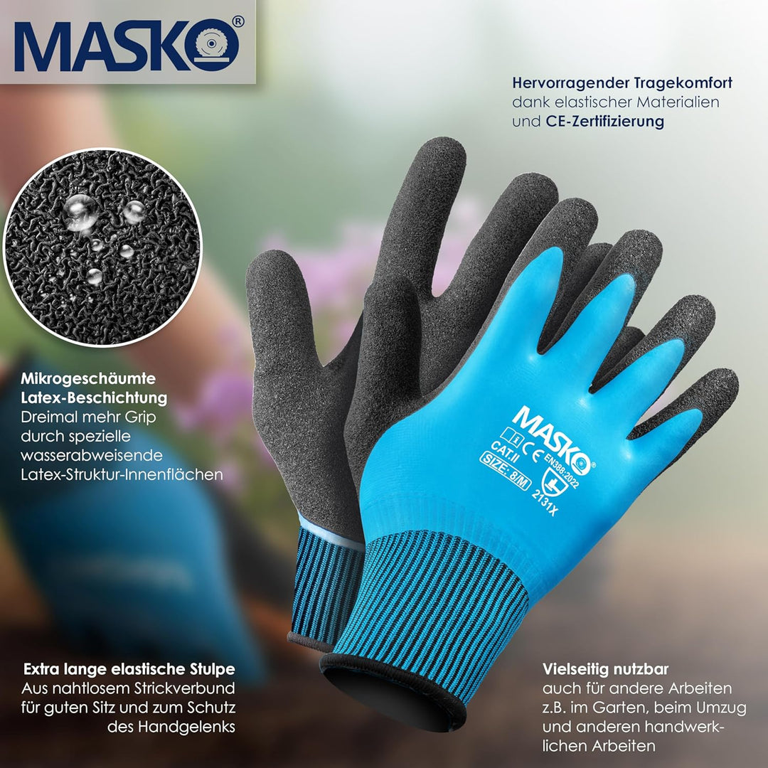 MASKO® Drehmomentschlüssel 6tlg. Set 40-210Nm 1/2' CV inkl. 3 Stecknüsse 17mm 19mm 21mm & Verlängeru