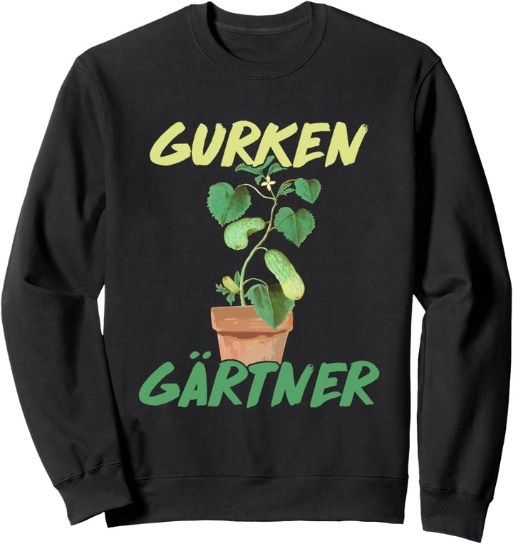 Garten Gurken Gärtner Schrebergarten Selbstversorger Beet Sweatshirt