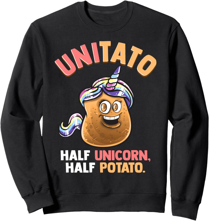 Funny Unitato Einhorn Kartoffel Sweatshirt
