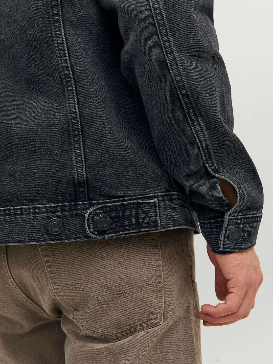 JACK & JONES Male Jeansjacke Jeansjacke XS Black Denim, XS Black Denim