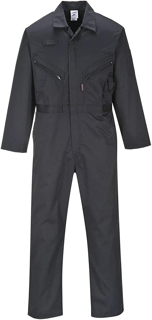 Portwest Overall Liverpool, Grösse: XXXL, Farbe: Schwarz, C813BKRXXXL 3XL Schwarz, 3XL Schwarz