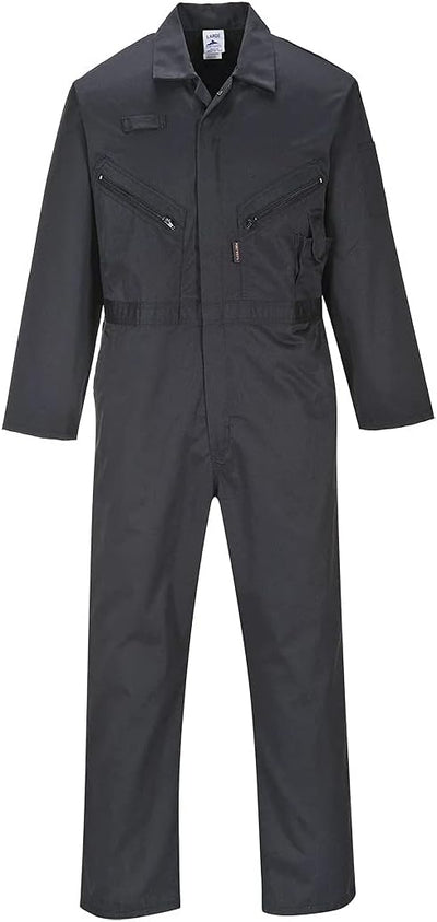 Portwest Overall Liverpool, Grösse: XL, Farbe: Schwarz, C813BKRXL XL Schwarz, XL Schwarz