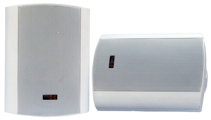 E-Lektron EWL5P Stereo passiv Lautsprecher Paar inkl. Wandhalter für innen und aussen - 5" 125W - We