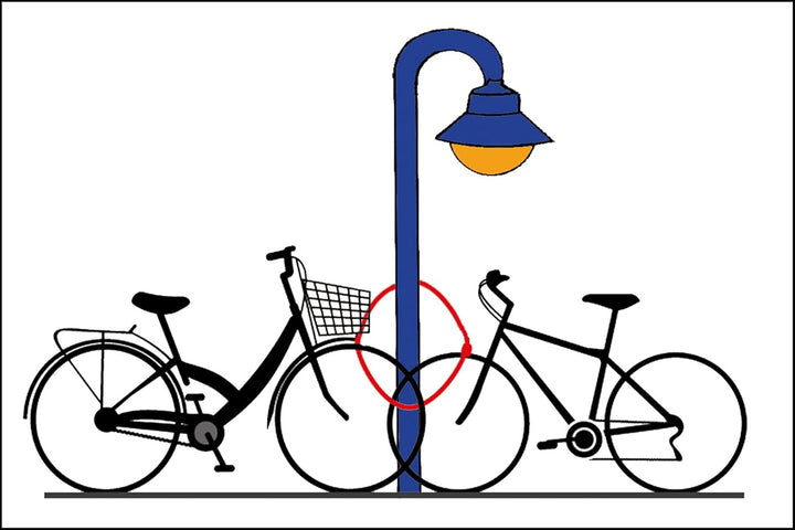 Security Plus Fahrradschloss Reflex-Kettenschloss RKS 140