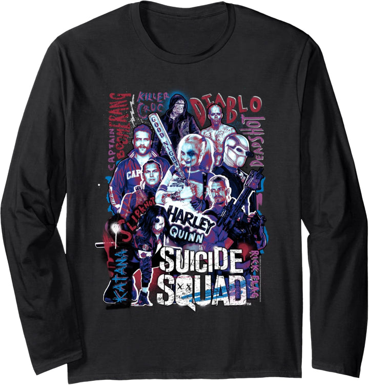 Suicide Squad Group Langarmshirt