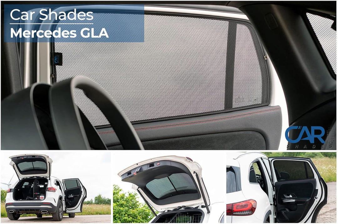 Satz Car Shades kompatibel mit Mercedes GLA (H247) 2020- (4-teilig)