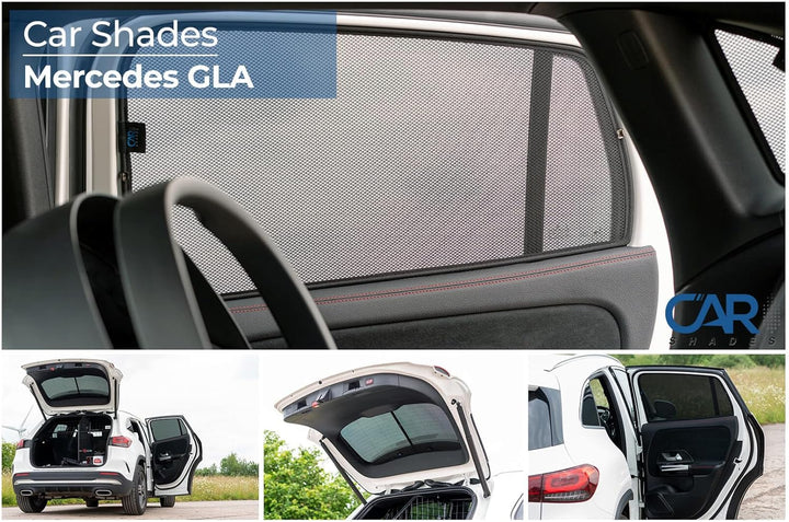 Satz Car Shades kompatibel mit Mercedes GLA (H247) 2020- (4-teilig)