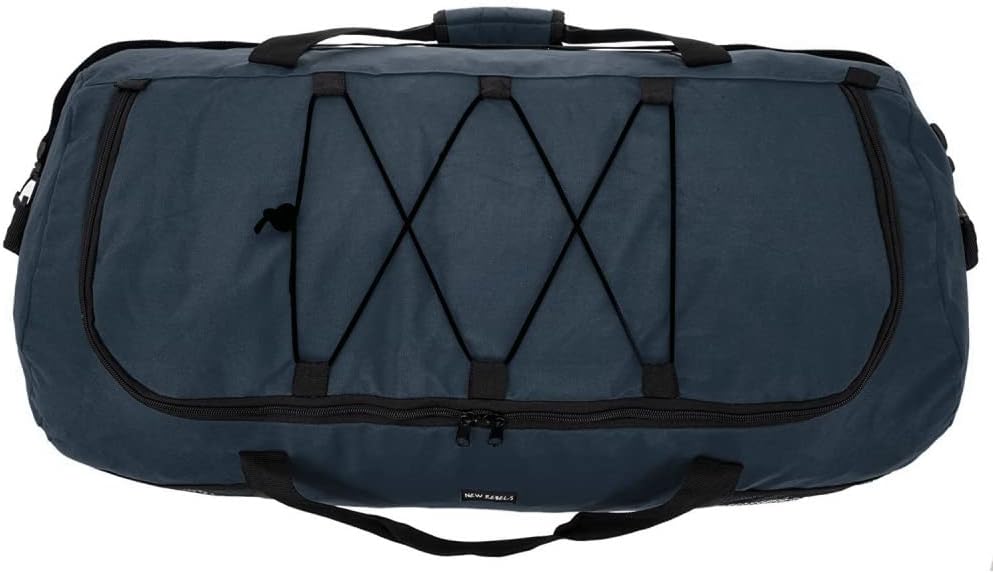 New Rebels Newark Navy Blau 3 Rolls Reisetasche - 130L erweiterbare Tasche mit Tragegriffen Und Reis