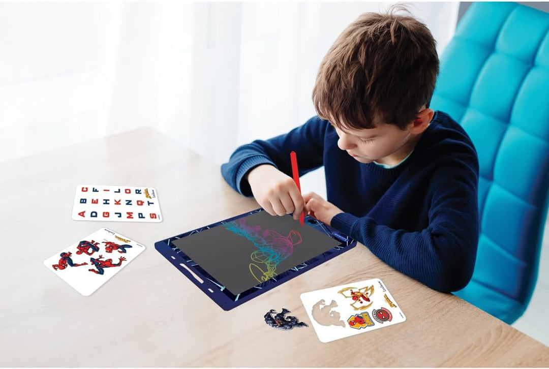 Lexibook, Spider-Man, Magic Slate, Künstlerisches und kreatives Spielzeug für Mädchen und Jungen, Me