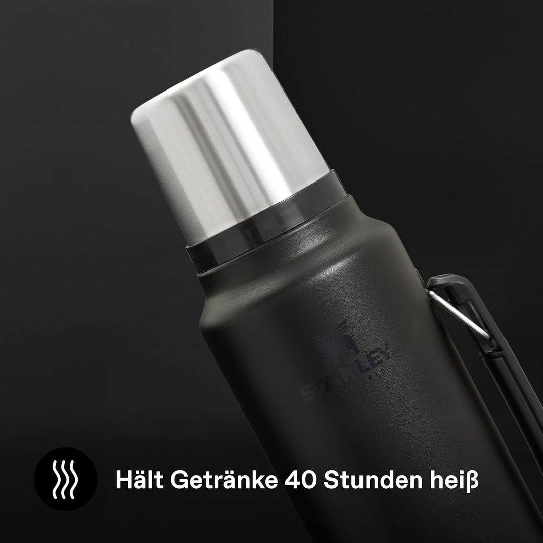 STANLEY 1913 Classic Legendary Thermosflasche 1.4L - Thermos Hält 40 Stunden Heiss Oder Kalt - Edels