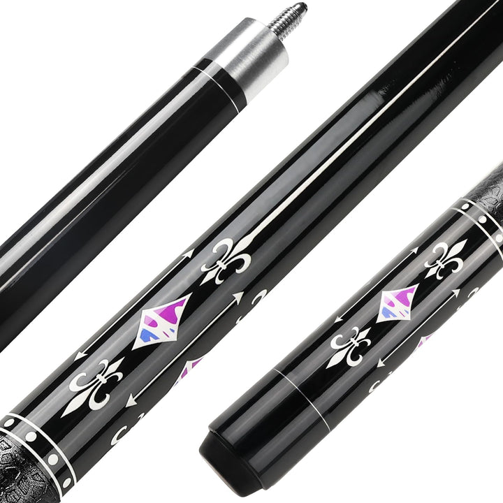 Billard Queue 18 19 20 21 oz, 58" Pool Queue Sticks 13mm Spitzen für Professionelle Billardspieler,