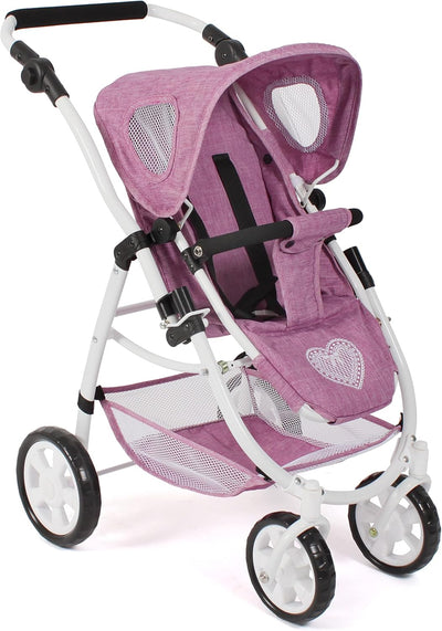 Bayer Chic 2000 - Puppenwagen Emotion All In, 3in1 Puppenwagen-Set bestehend aus Babywanne, Sportsit