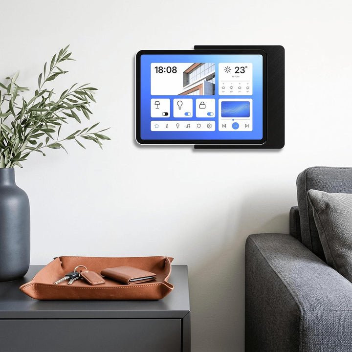 Tablet Wandhalterung für Samsung Galaxy Tab A9 / A11 (8,7 Zoll) - Passgenauer &amp; Flacher Slide-in Hal
