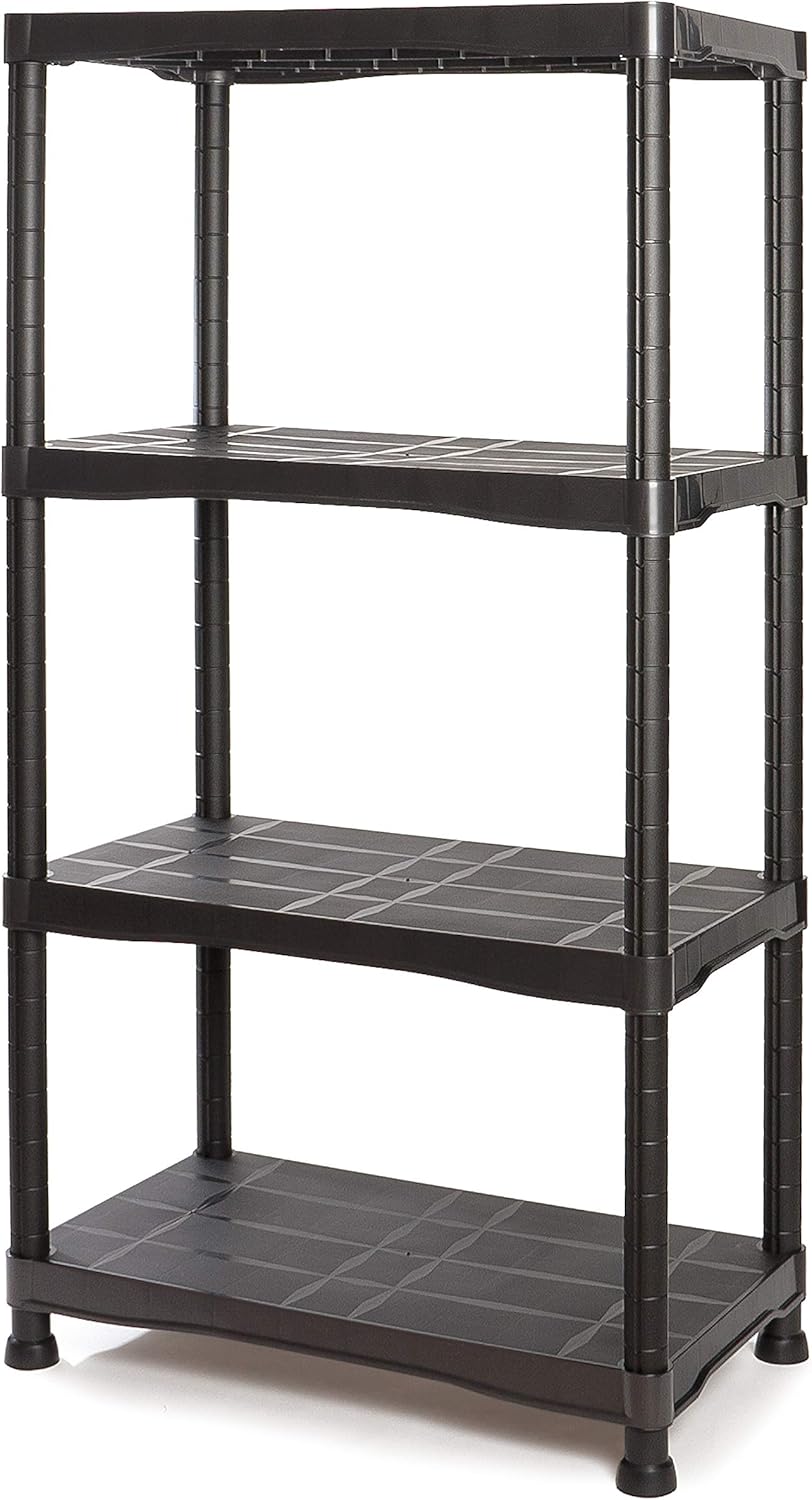 Tayg Regal-Set, Kunststoff, 744, 700 x 400 x 1366 mm, Schwarz