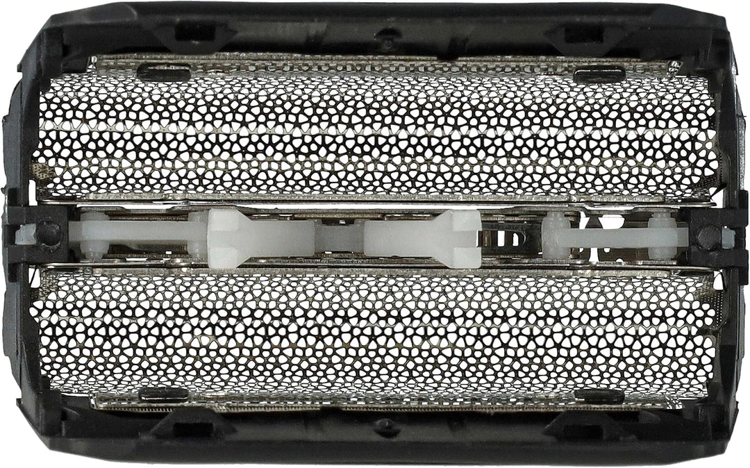 vhbw Doppelscherfolie Ersatz für Braun 51B, 51S für Elektrorasierer - Typ 51B + Rahmen, schwarz/silb