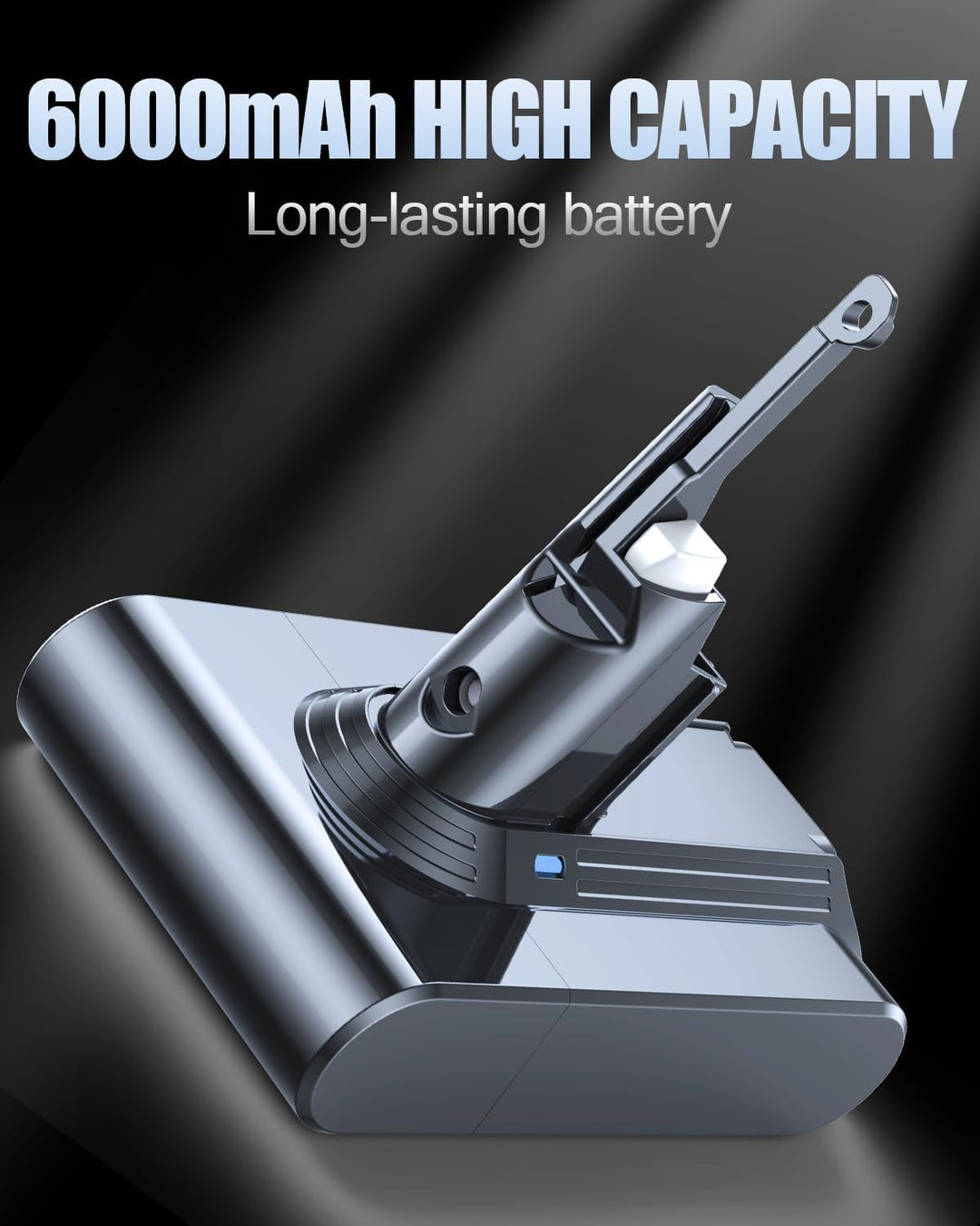 6000mAh Akku kompatibel mit Dyson V7 Motorhead, Animal, Trigger, Total Clean, Motorhead Pro, SV11 V7