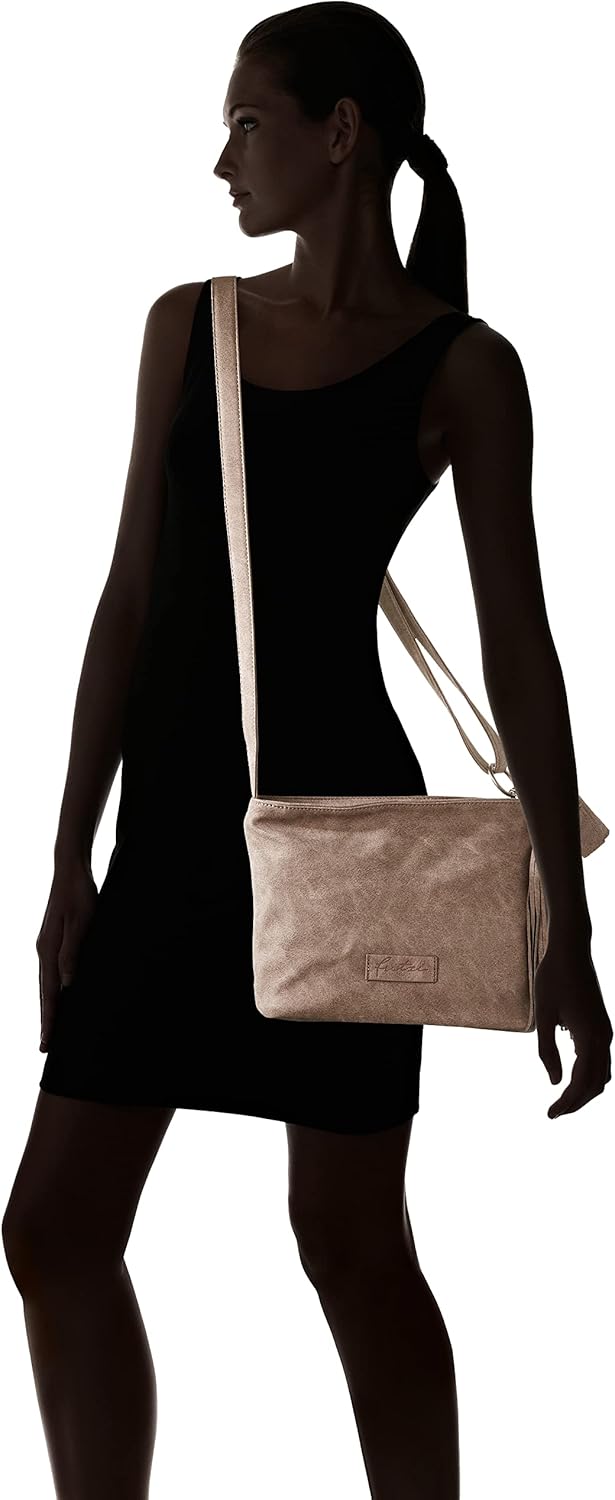 Fritzi aus Preussen Damen Lipstick04 Jakx Cross Bag, Einheitsgrösse Basalt, Basalt