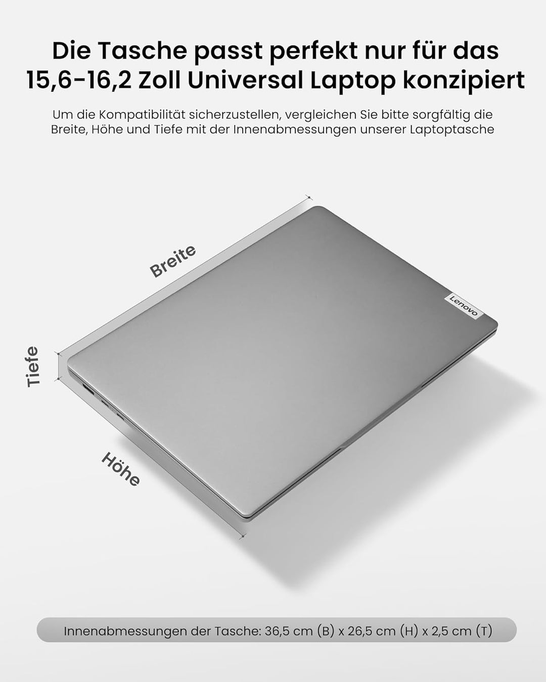 tomtoc 360° Tasche Hülle für 15,6 Zoll Acer Aspire 5/Nitro 5, 15.6 Lenovo IdeaPad, HP Pavilion/Envy,