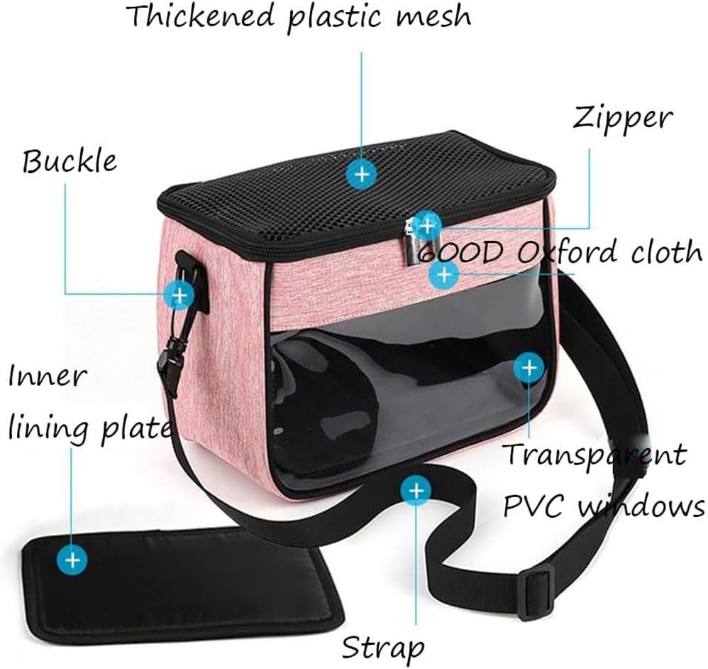 FUNAT Träger für Meerschweinchen, Meerschweinchen Pouch Hamster Tragetasche, Atmungsaktive Handtasch