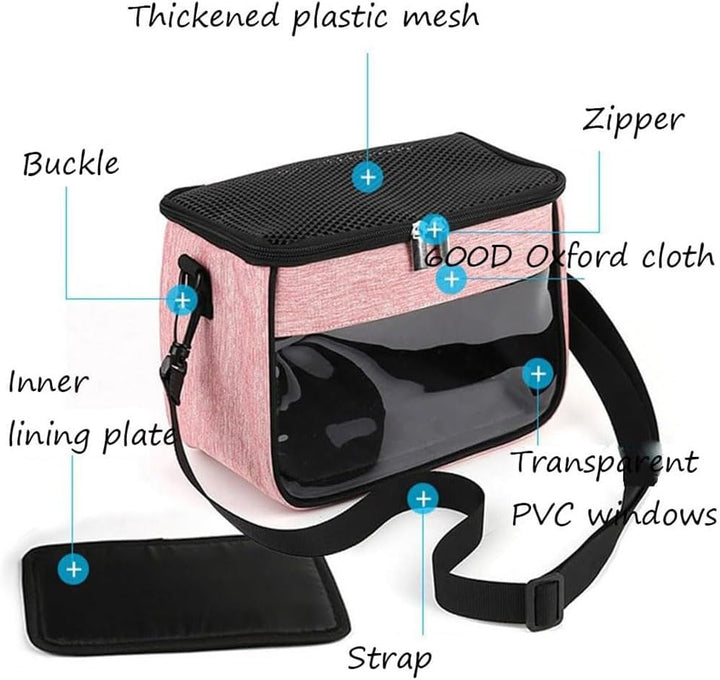 FUNAT Träger für Meerschweinchen, Meerschweinchen Pouch Hamster Tragetasche, Atmungsaktive Handtasch