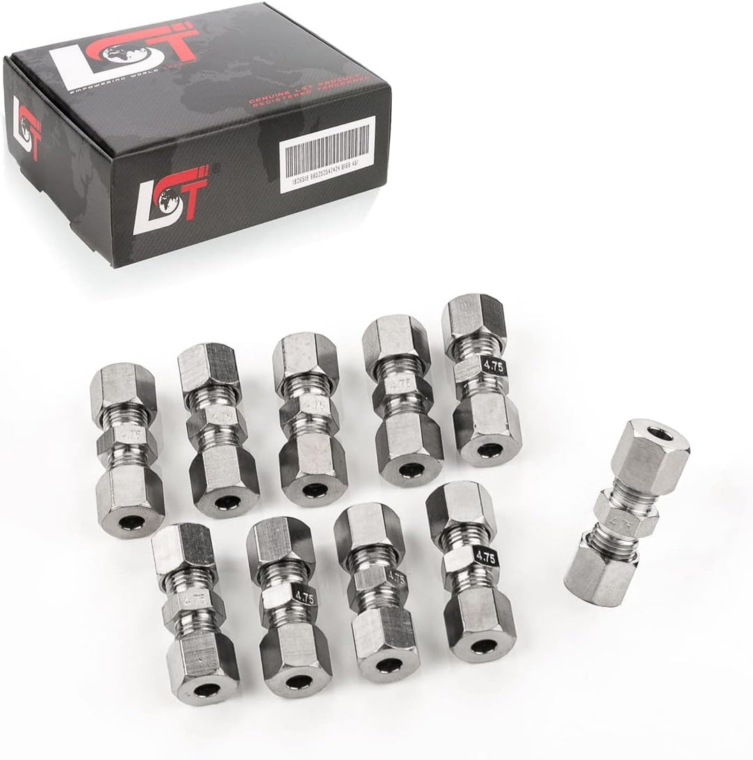 LST 10x Schnell-Verbinder Bremsleitung 4.75 mm 3/16 ohne Bördelgerät
